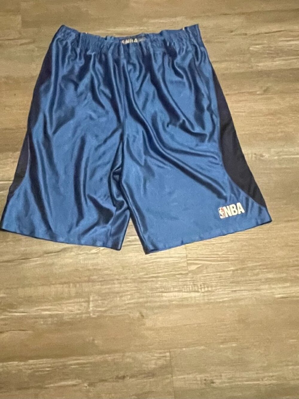 VINTAGE Authentic 90s NBA Shorts Mens Large Blue NBA Practice NBA 90s